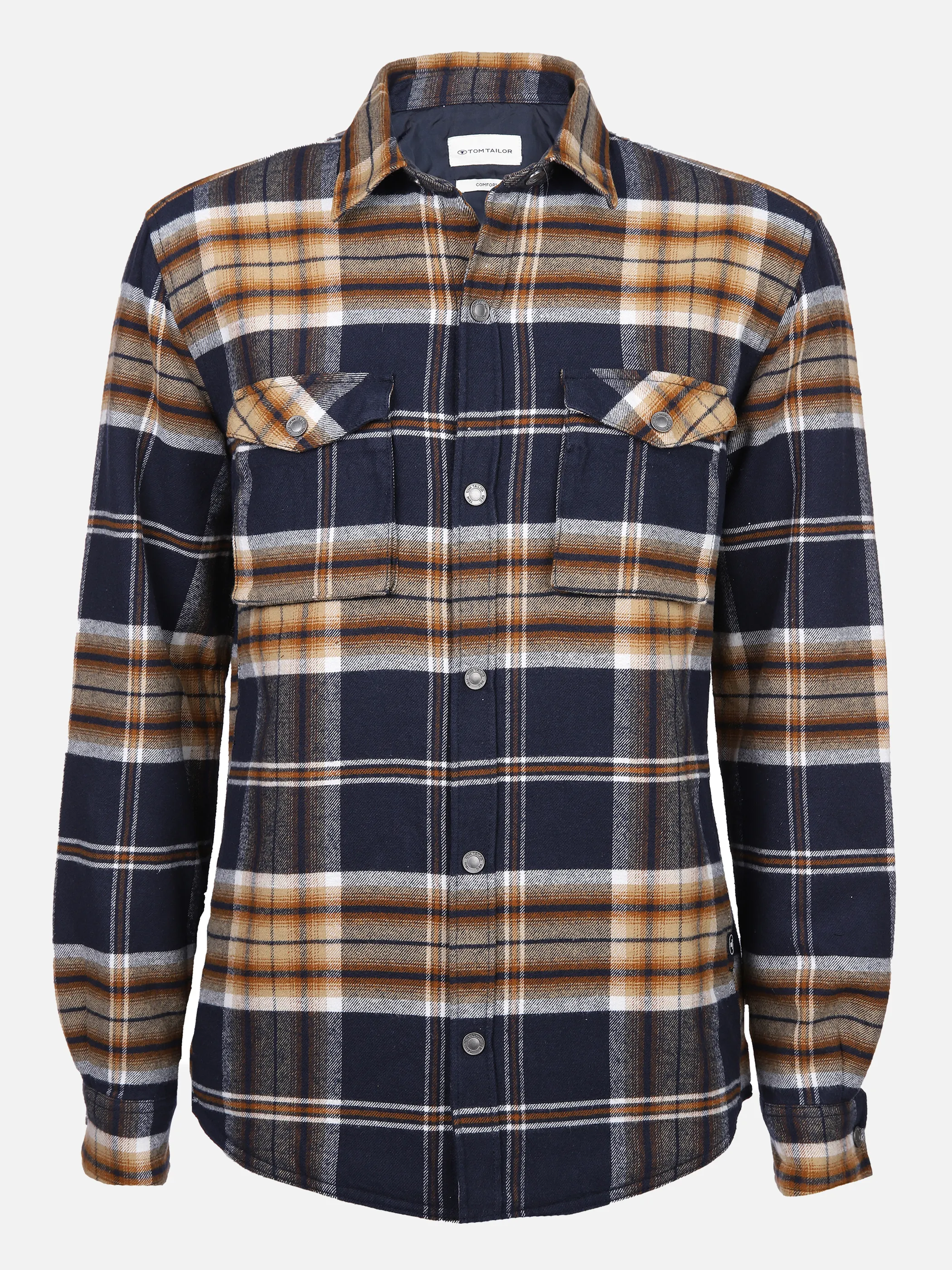 Herren Overshirt-Jacke im Karodessin