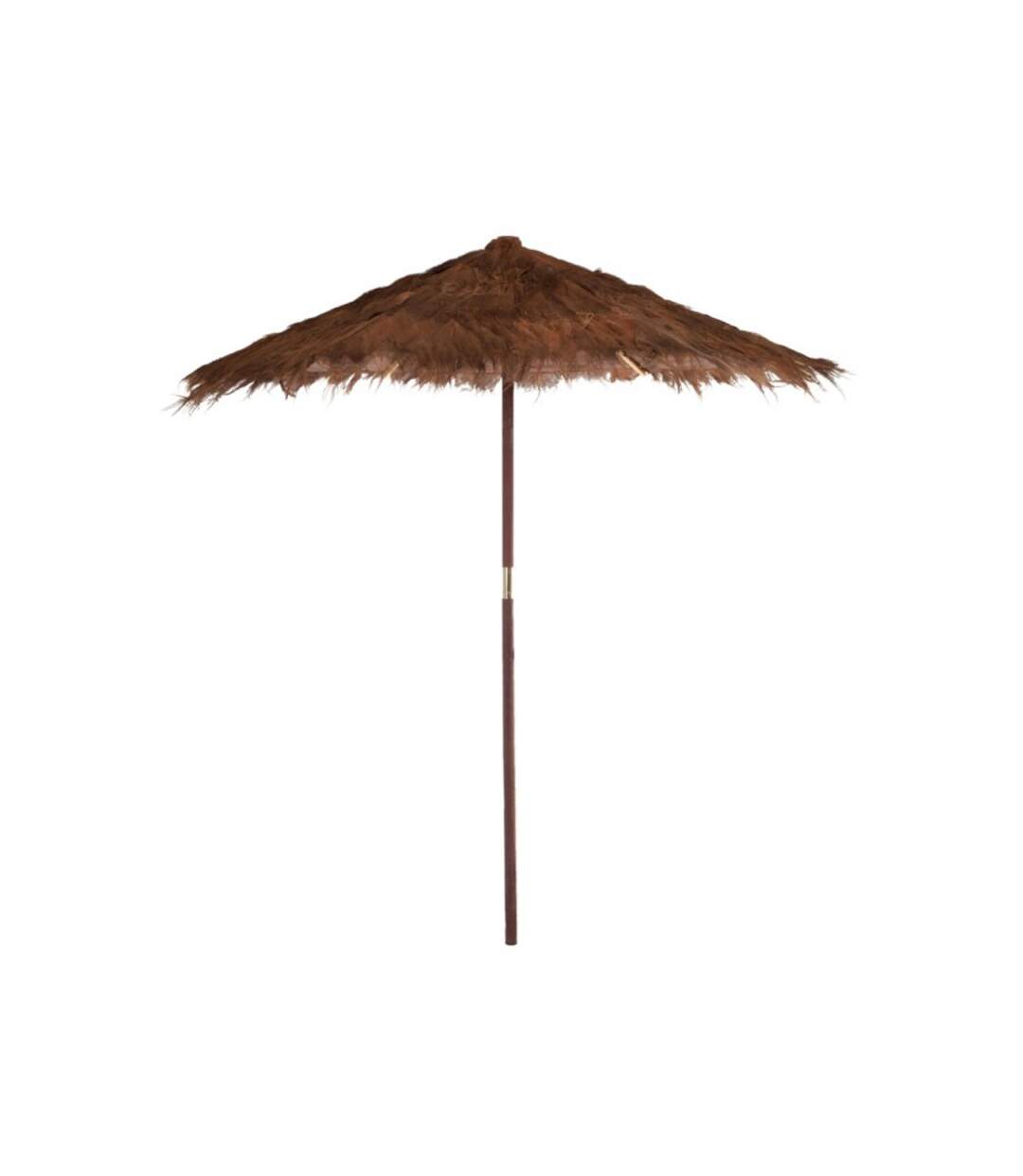 Paris Prix - Parasol En Bois cocotier 250cm Marron