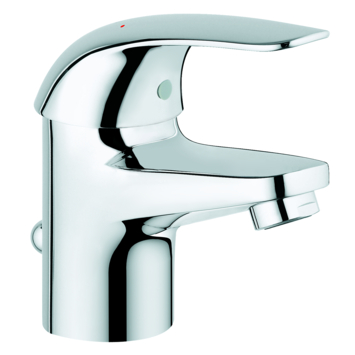 GROHE wastafelkraan Swift S-size met hendel en waste Chroom