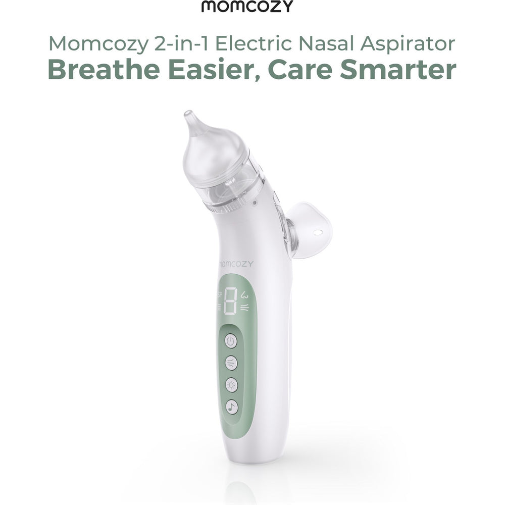 Køb Momcozy BreezyClear™ 2-i-1 Spray & Suction Electric Nasal