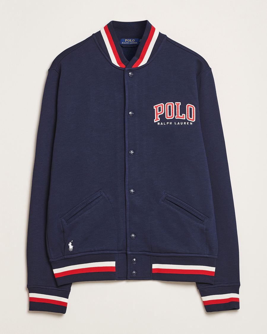 Polo Ralph Lauren Bomber Vintage Fleece Sweater Cruise Navy