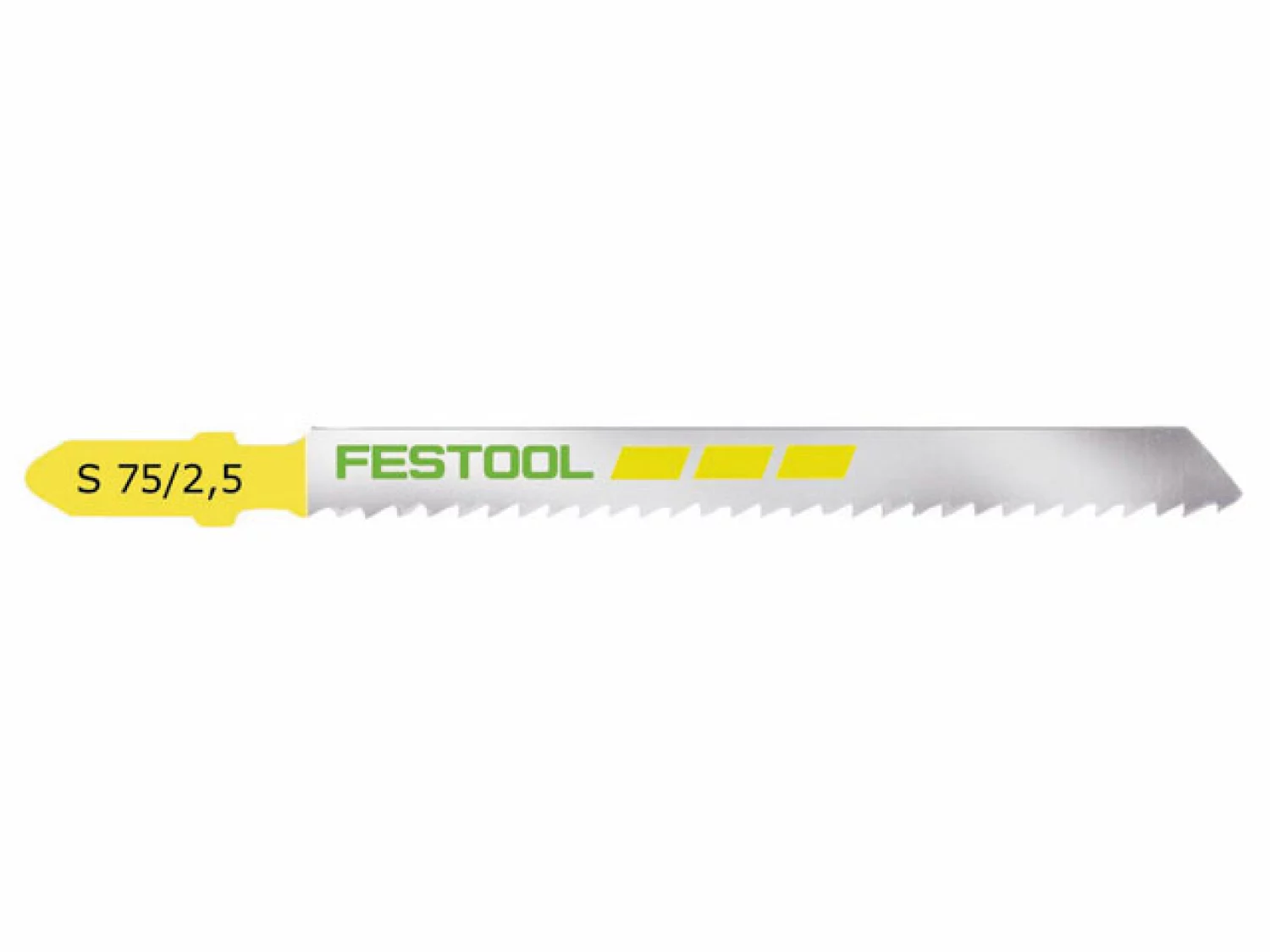 Festool 204257 / 486963 S 75/2,5/25 Decoupeerzaagblad - 2,5 x 55 x 75mm - Hout / Kunststof (25st)