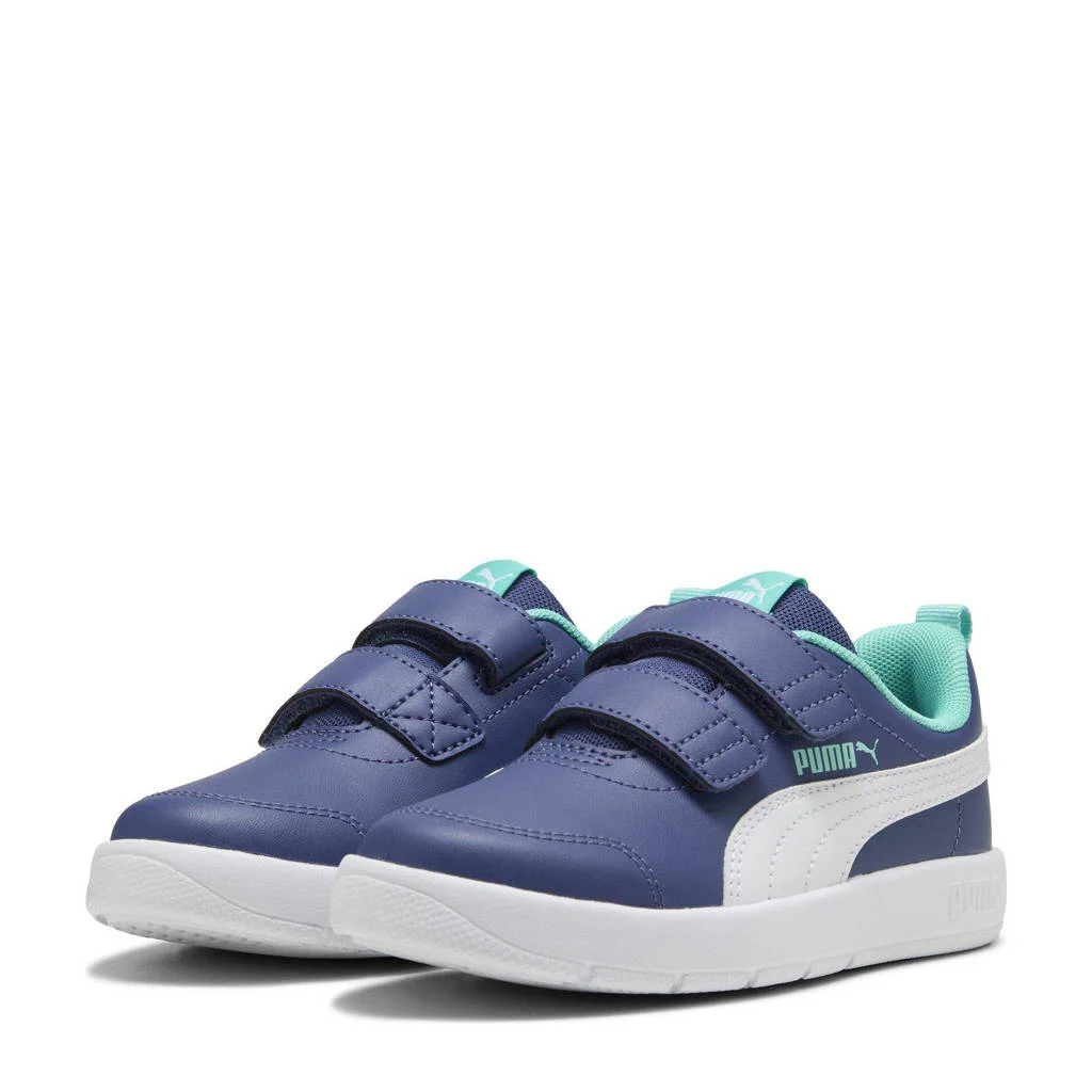 Puma Courtflex V3 Vsneakers blauw/wit/aqua