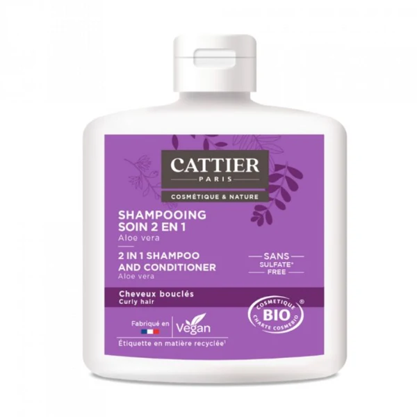 Cattier Shampoing Soin Boucle 2en1 250 ml