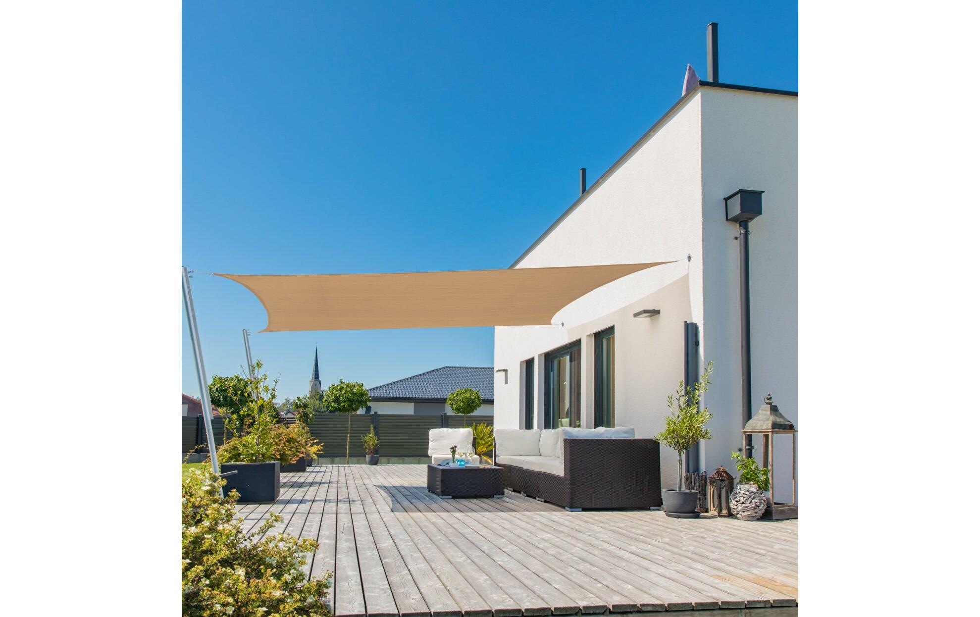 Windhager Sonnensegel »Rechteck 3x4m, schilf 225gm/2«