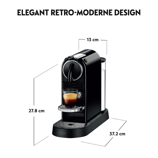 Nespresso Citiz Kaffemaskine, Sort