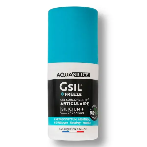 Gel Roll-On Aquasilice GSIL Freeze Super Concentrado para Articulações 40ml