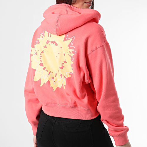 Sweat Capuche Femme Crop HC4592 Rose