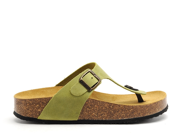 Plakton mules et sabots plats femme cp bolero vert