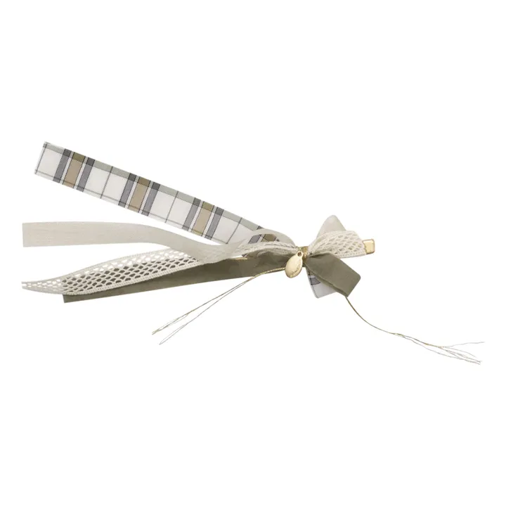 Louisiella Barrette Colette Dentelle | Vert kaki
