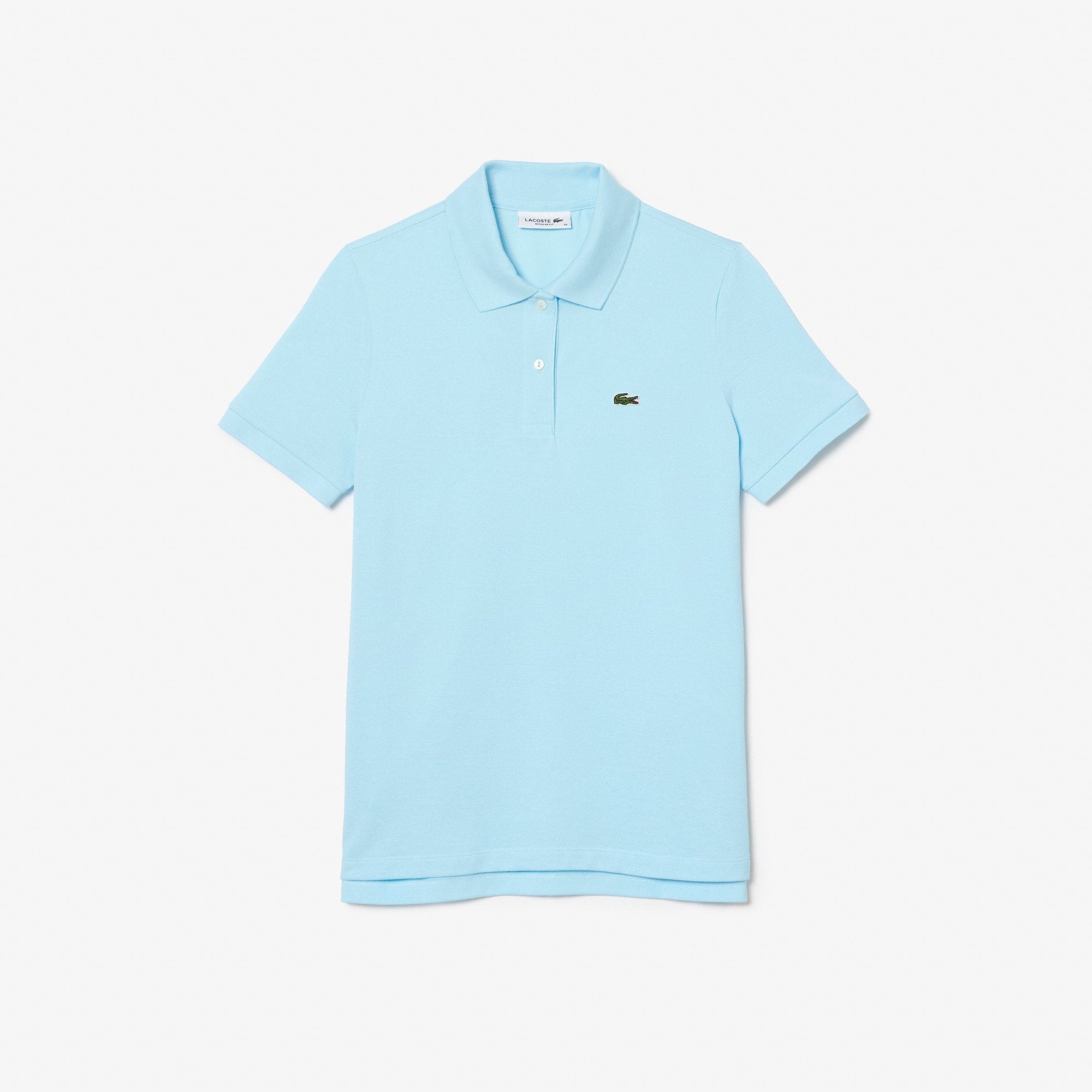 Polo regular fit Lacoste en petit piqué de coton souple Manches Courtes - Bleu - Lacoste - Femme