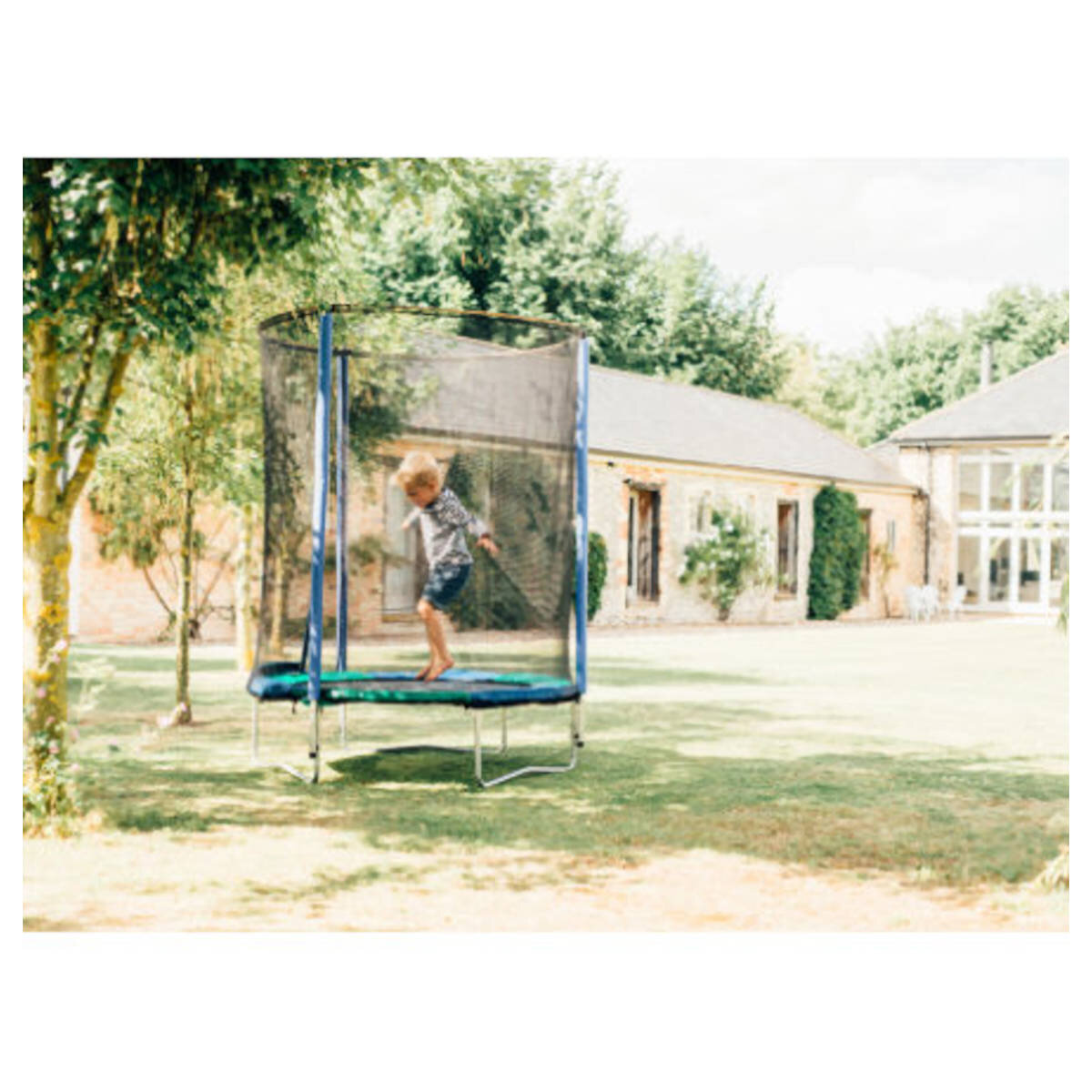 Authentic Sports & Toys Authentic Sports Plum Trampolin Junior mit Sicherheitsnetz 140 cm