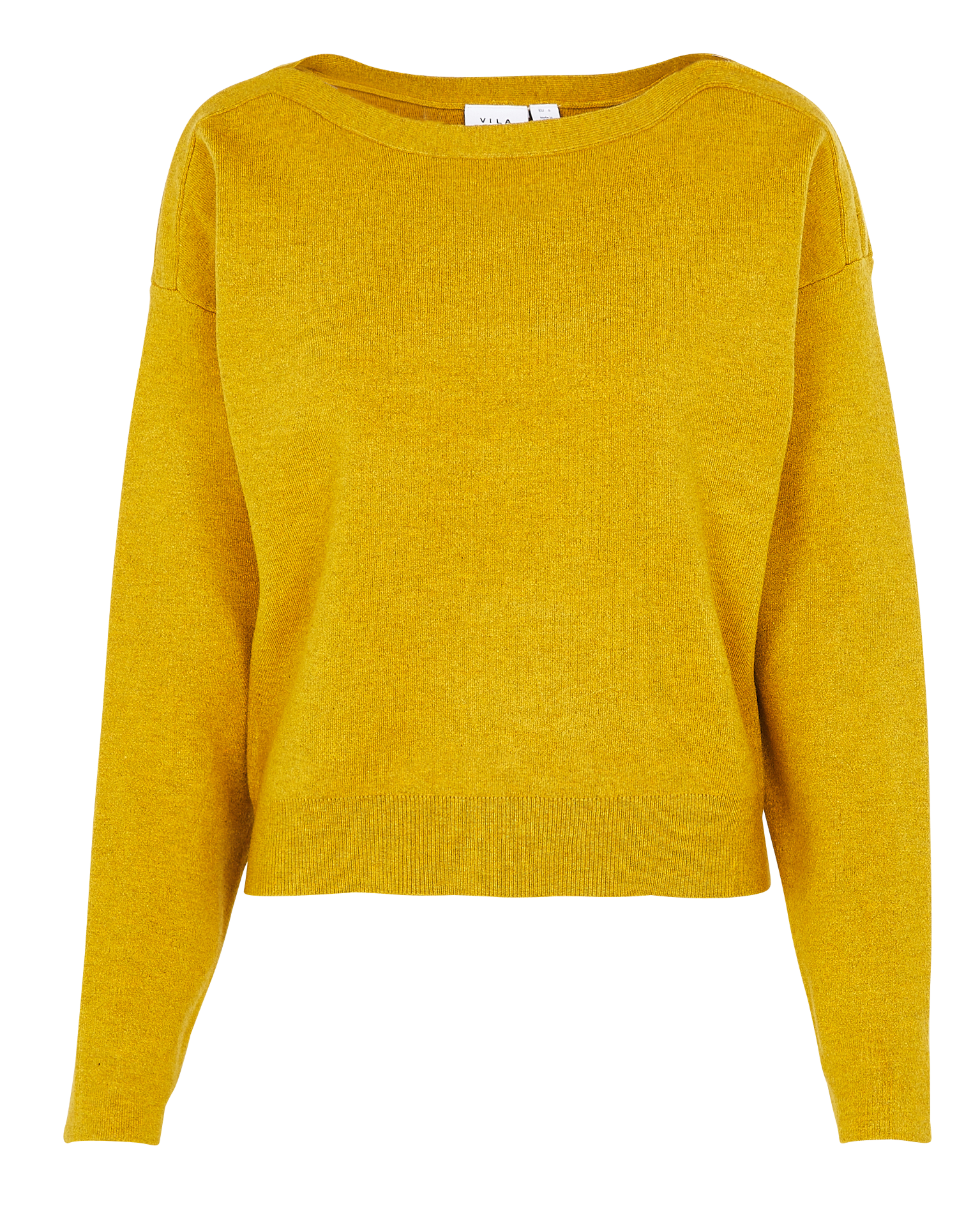 Pull court ample | Jaune