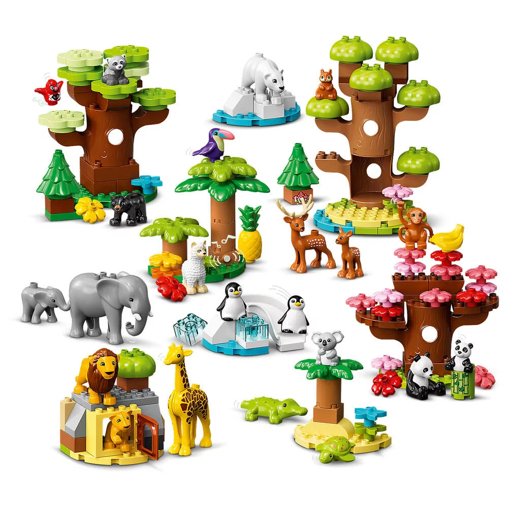 LEGO®DUPLO®MA VILLE 10975 - ANIMAUX SAUVAGES DU MONDE