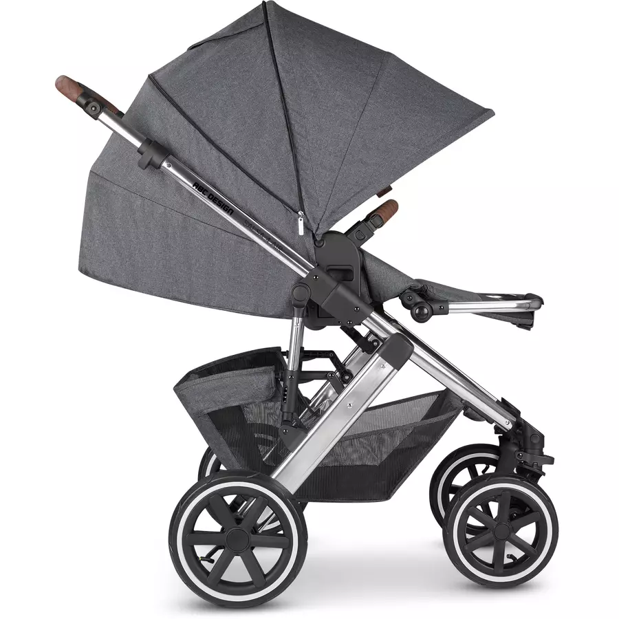 ABC DESIGN Kombikinderwagen Salsa 4 Air Asphalt Kollektion 2024
