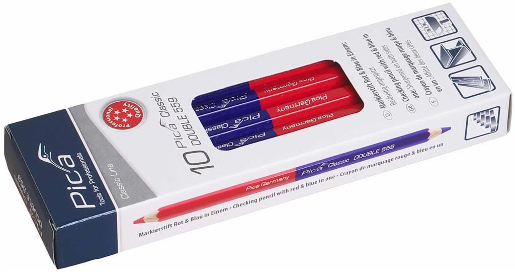Pica 559 Dubbel potlood rood/blauw 175cm - PI559-10