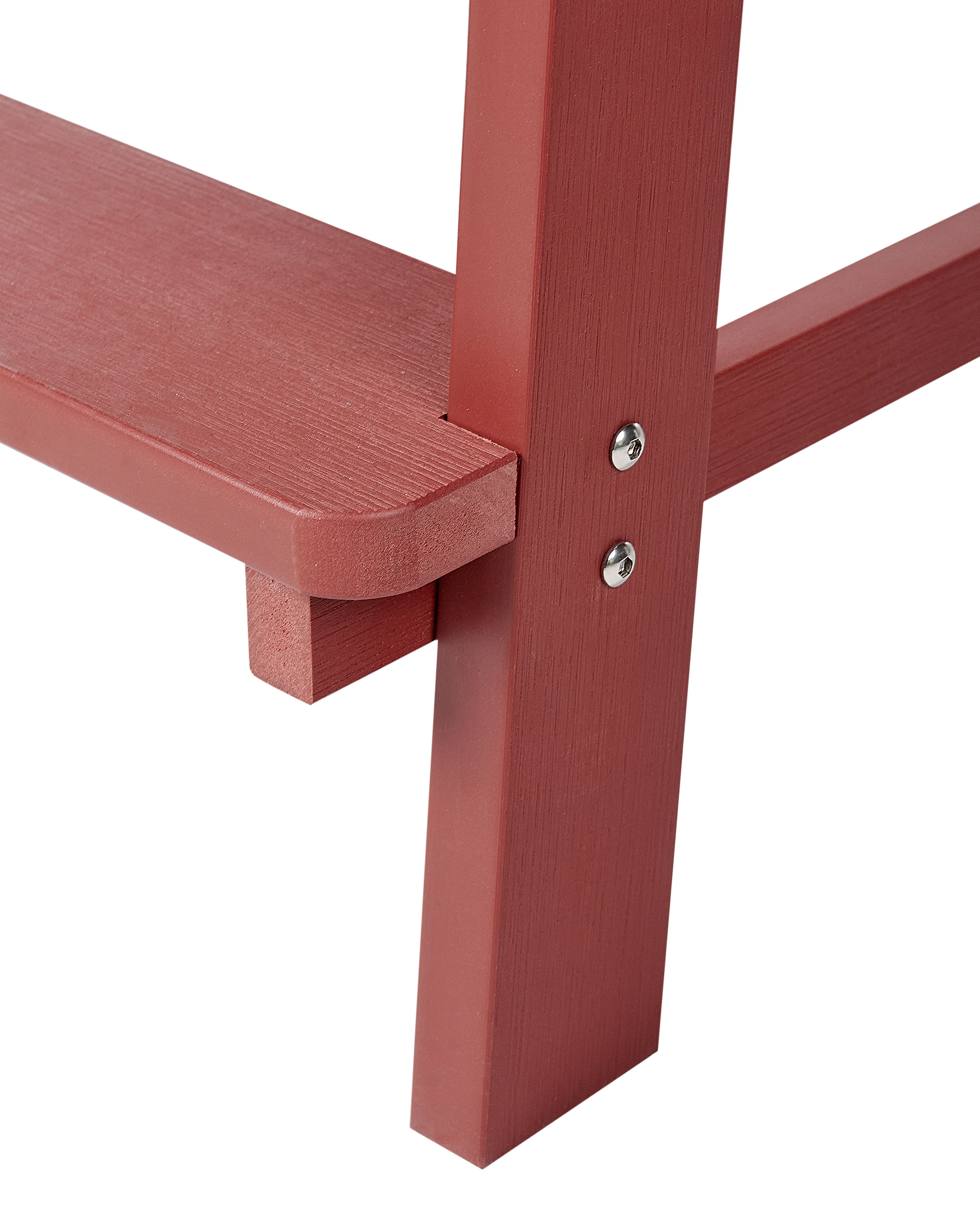 Tuin barkruk ADIRONDACK Synthetisch materiaal Rood