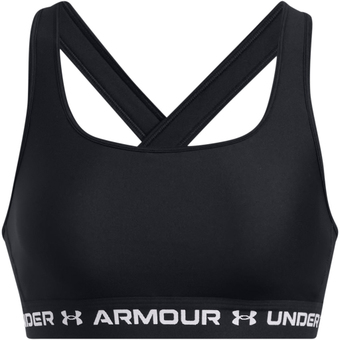 Under Armour Crossback Mid-Support Sport-BH Black Damen