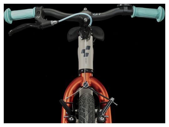 VTT Enfant Cube Cubie 160 RT Single Speed 16'' Gris Rouge  3 - 5 Ans