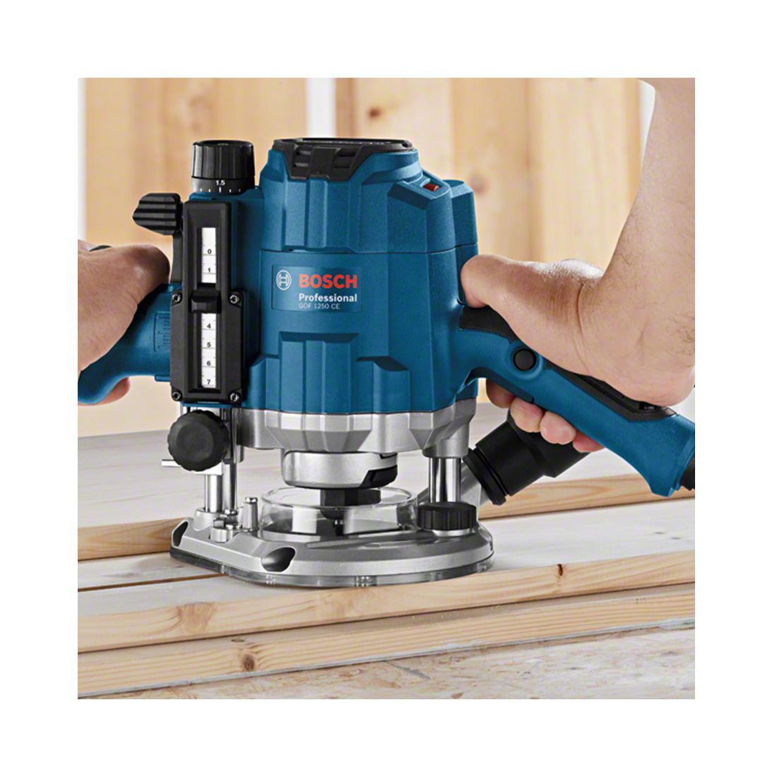 Bosch GOF 1250 CE Oberfraese Koffer (0 601 626 031)