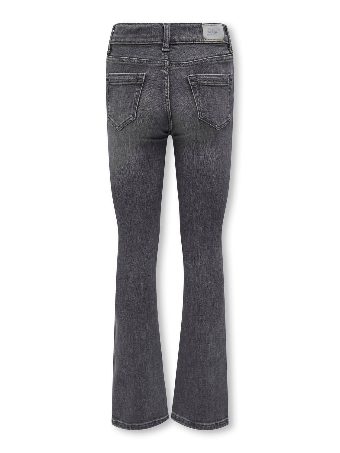 KOGBLUSH Mittlere Taille Ausgestellt Jeans Medium Grey Denim