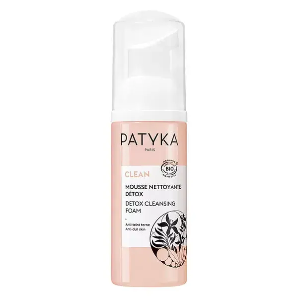 Mousse de limpeza detox Patyka, tamanho viagem, 50ml