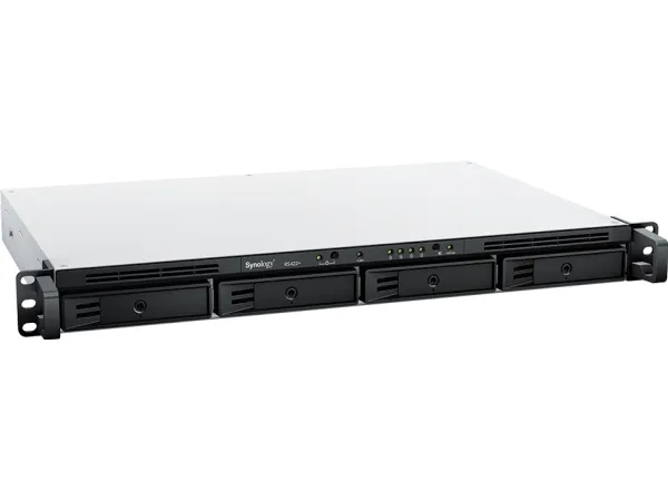 Synology RackStation RS422  - NAS-server - 4 bays - rackversion - SATA 6Gb/s - RAID 0, 1, 5, 6, 10, JBOD - RAM 2 GB - Gigabit Ethernet - iSCSI support - 1U