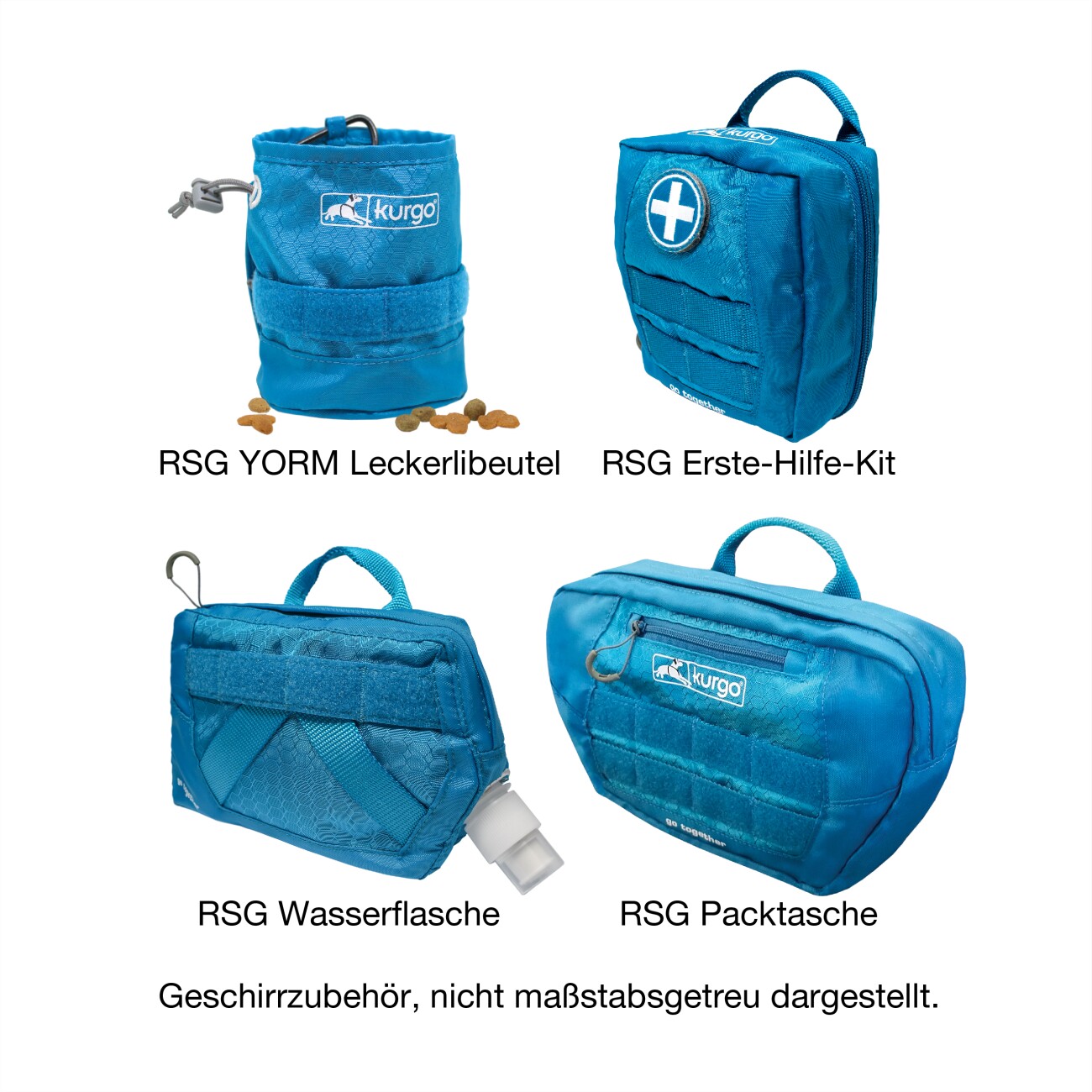 Kurgo RSG Townie Hundegeschirr blau S
