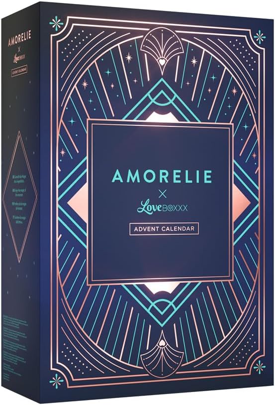 AMORELIE Erotischer Adventskalender für Paare Singles & Erwachsene | Erotik-Set für Einsteiger mit 24 sinnlichen Überraschungen (Original 2025)