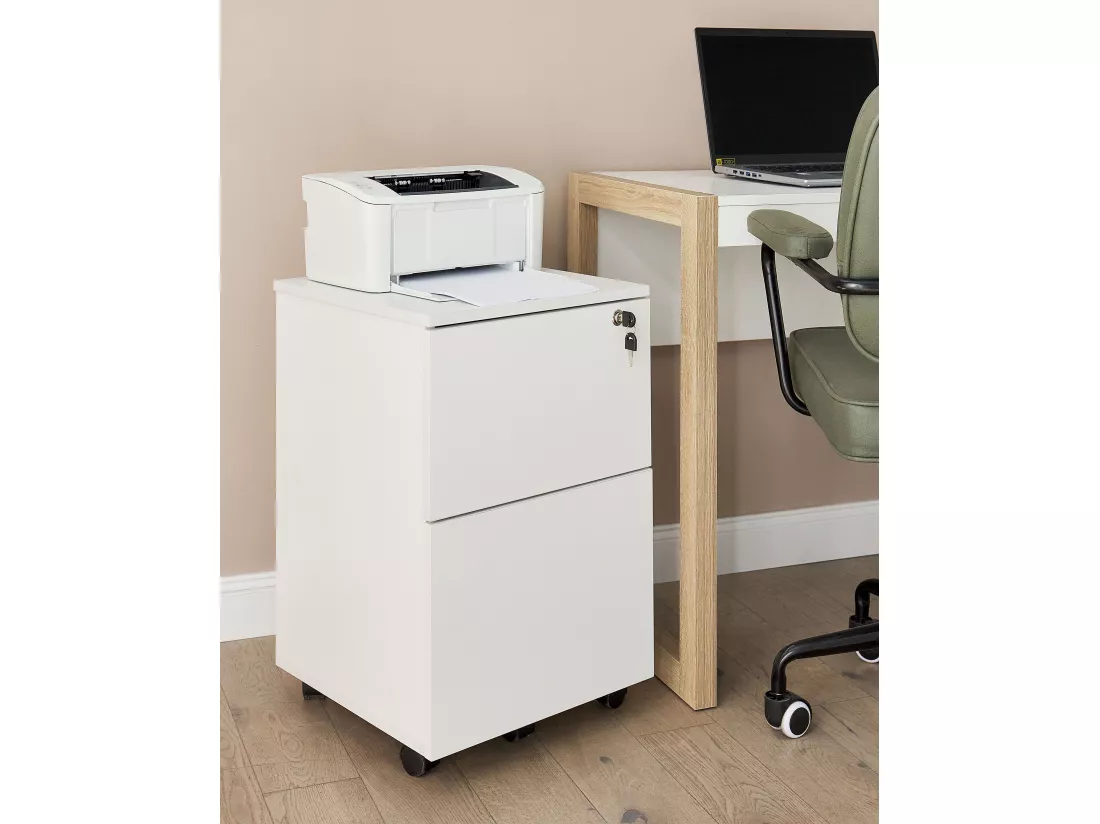 Meuble de rangement JOHNSON Blanc