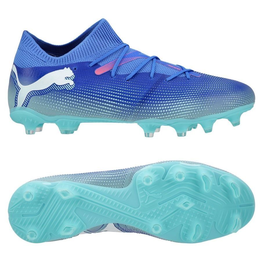 PUMA Future 7 Match FG/AG Formula - Bleu/Blanc/Bleu