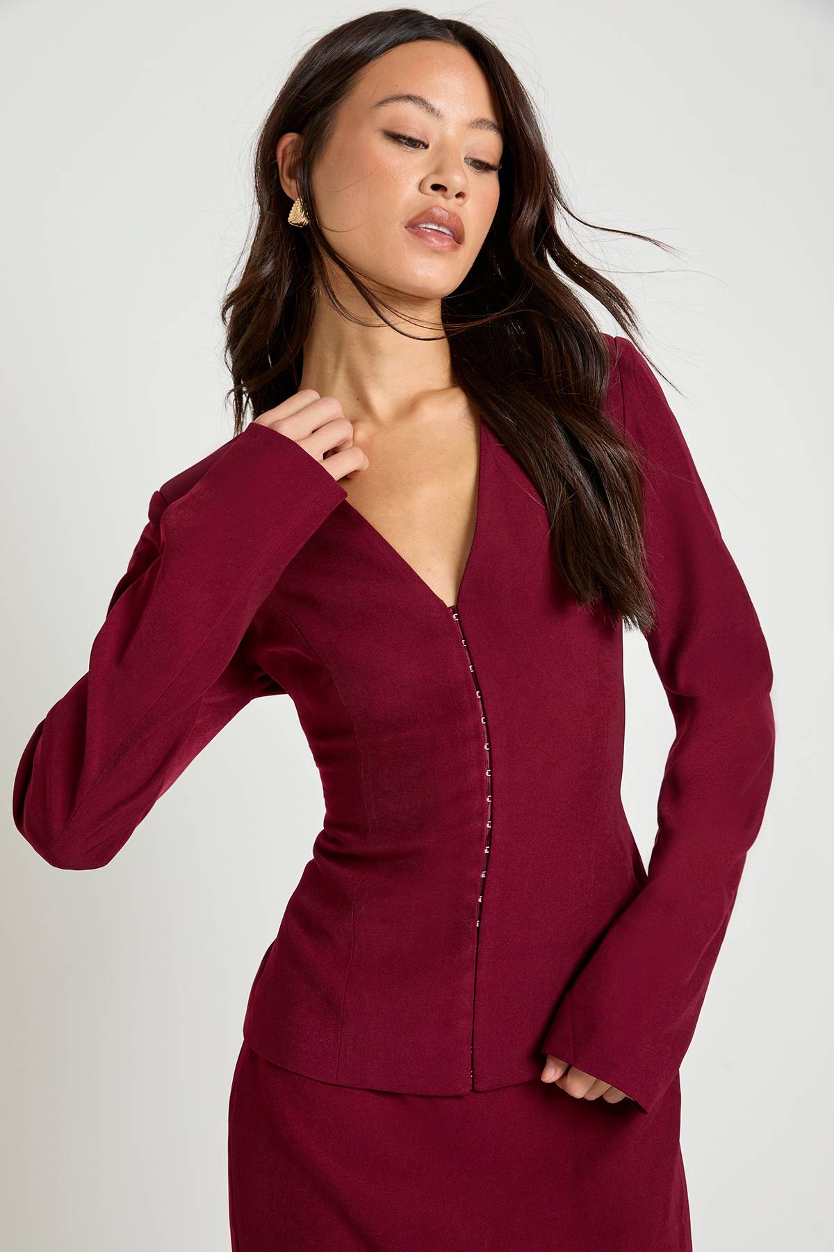 boohoo Jupe mini ajustée pour grandes tailles