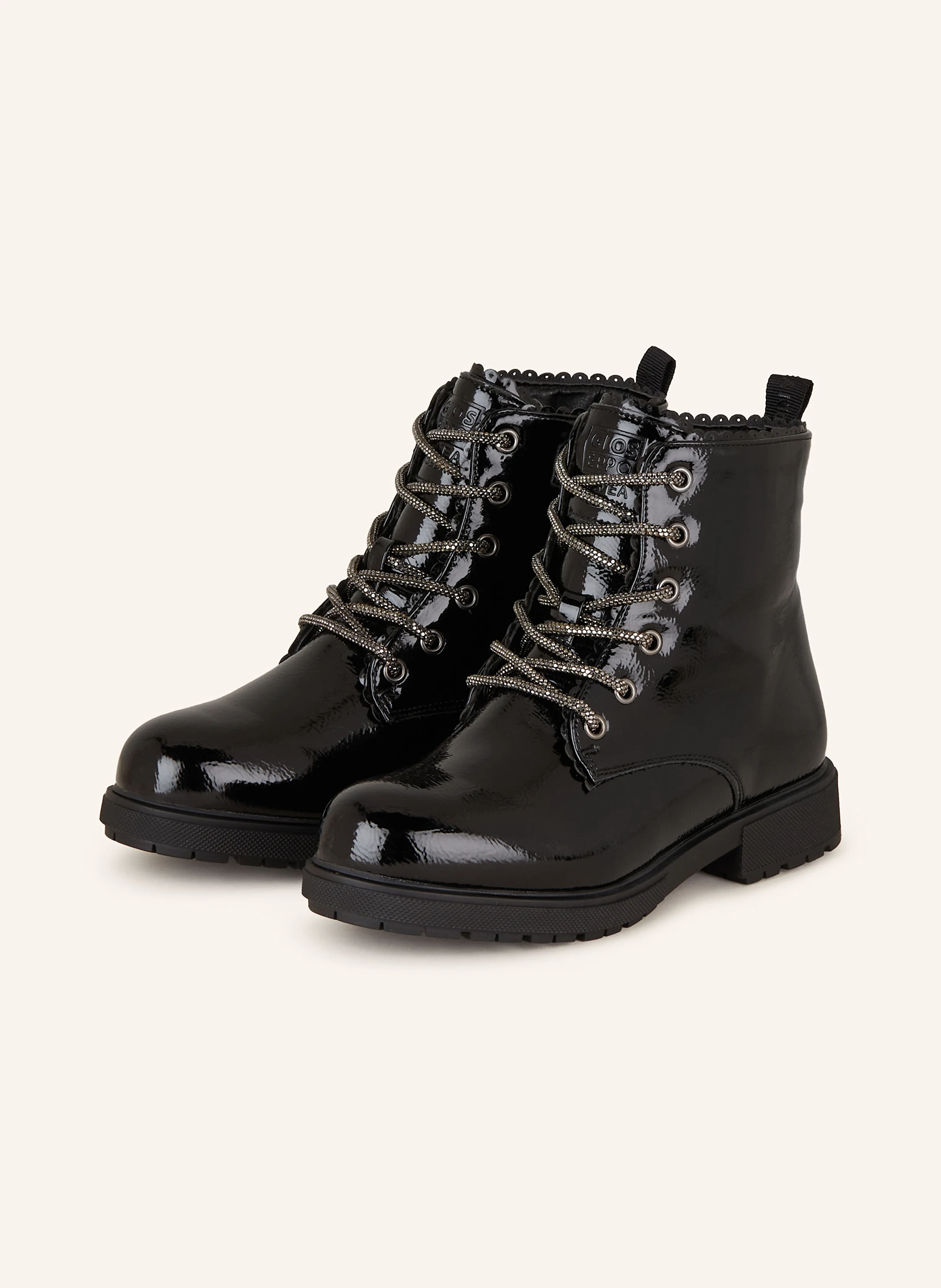 GIOSEPPO Schnürboots mit Schmucksteinen