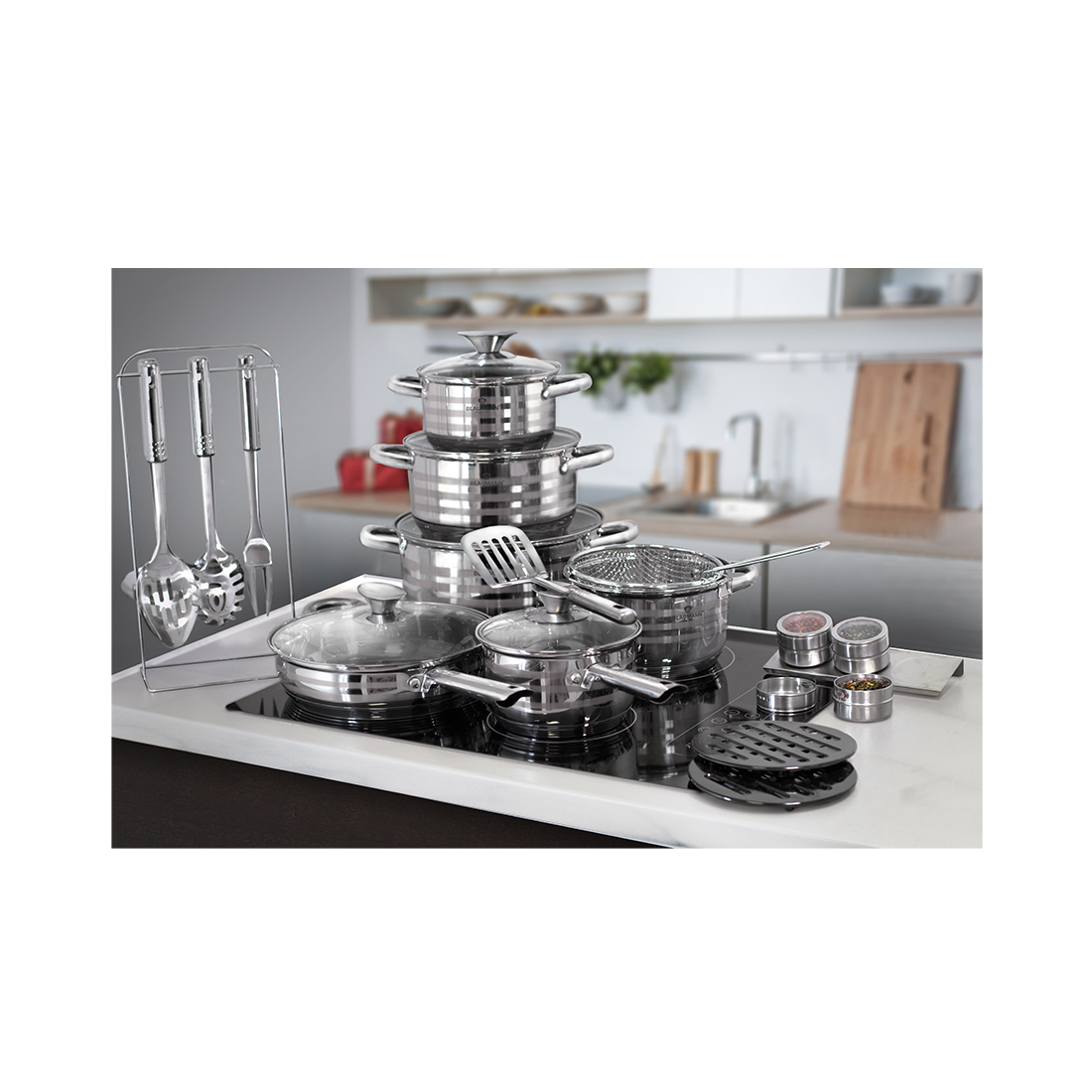 Blaumann 27-teiliges Kochgeschirr-Set Gourmet Line