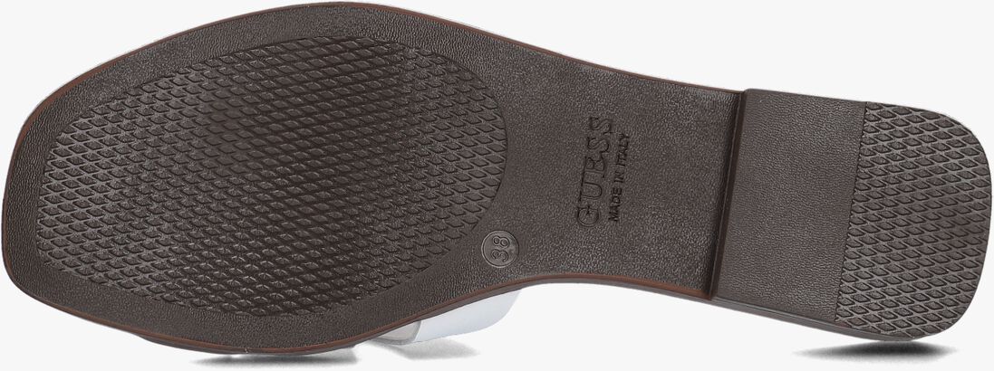 GUESS witte guess slippers symo