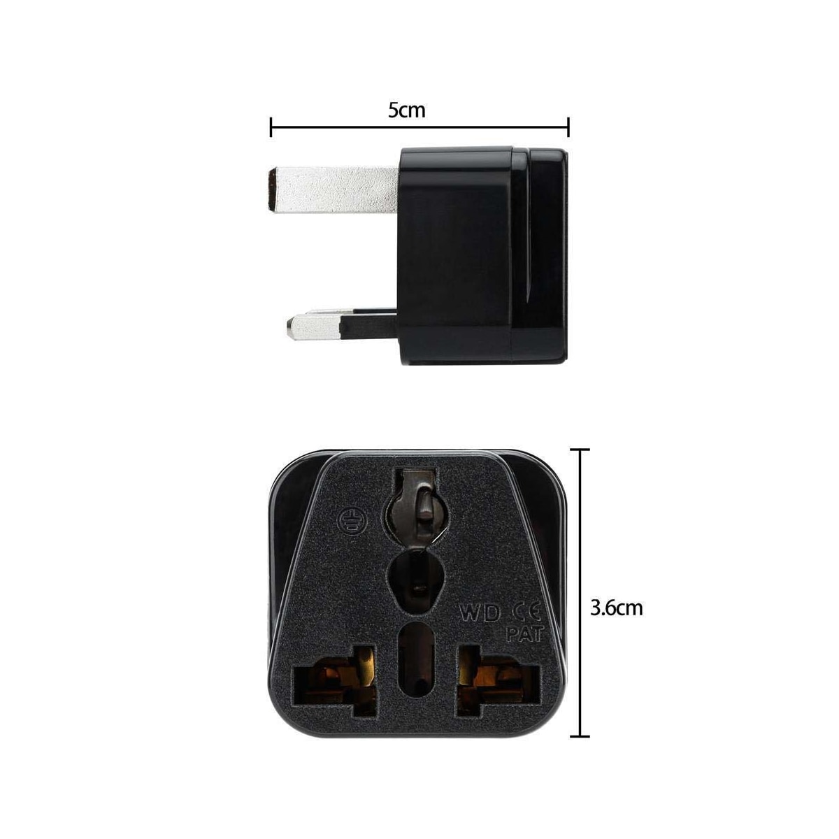 4x Socket Adapter Reise Plug Converter (uk type g)