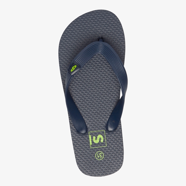 Kinder teenslippers donkerblauw