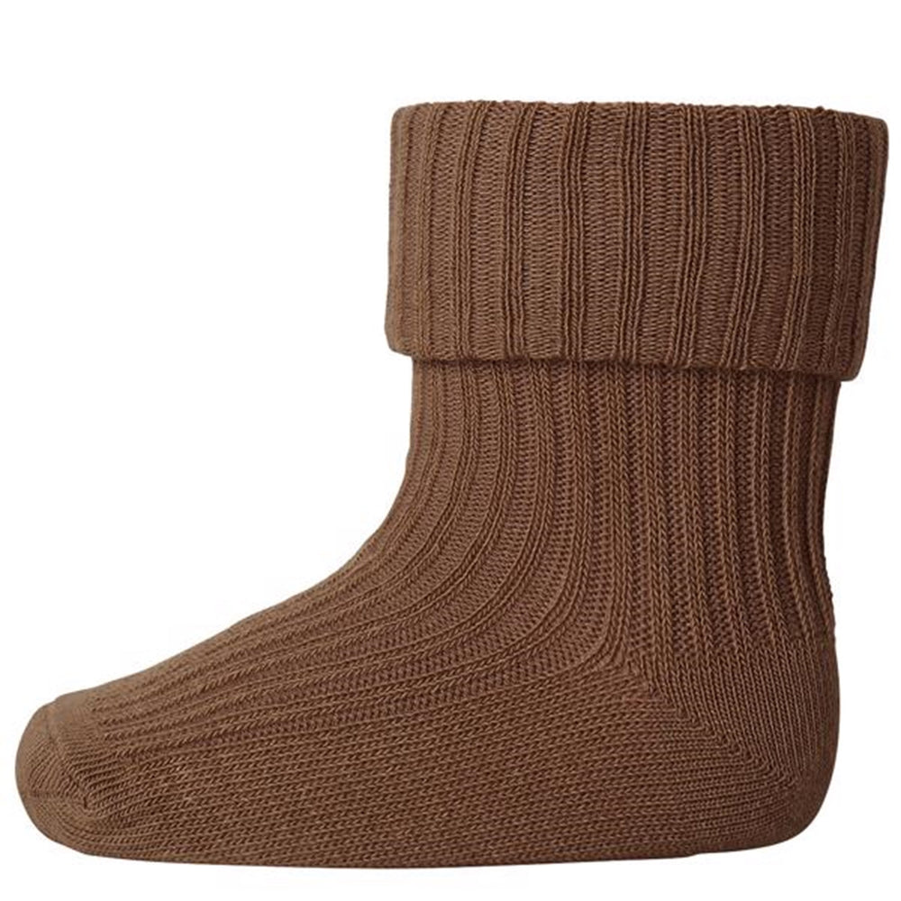 MP 533 Cotton Rib 76 Chocolate - Mp Danmark → Luksusbaby.dk