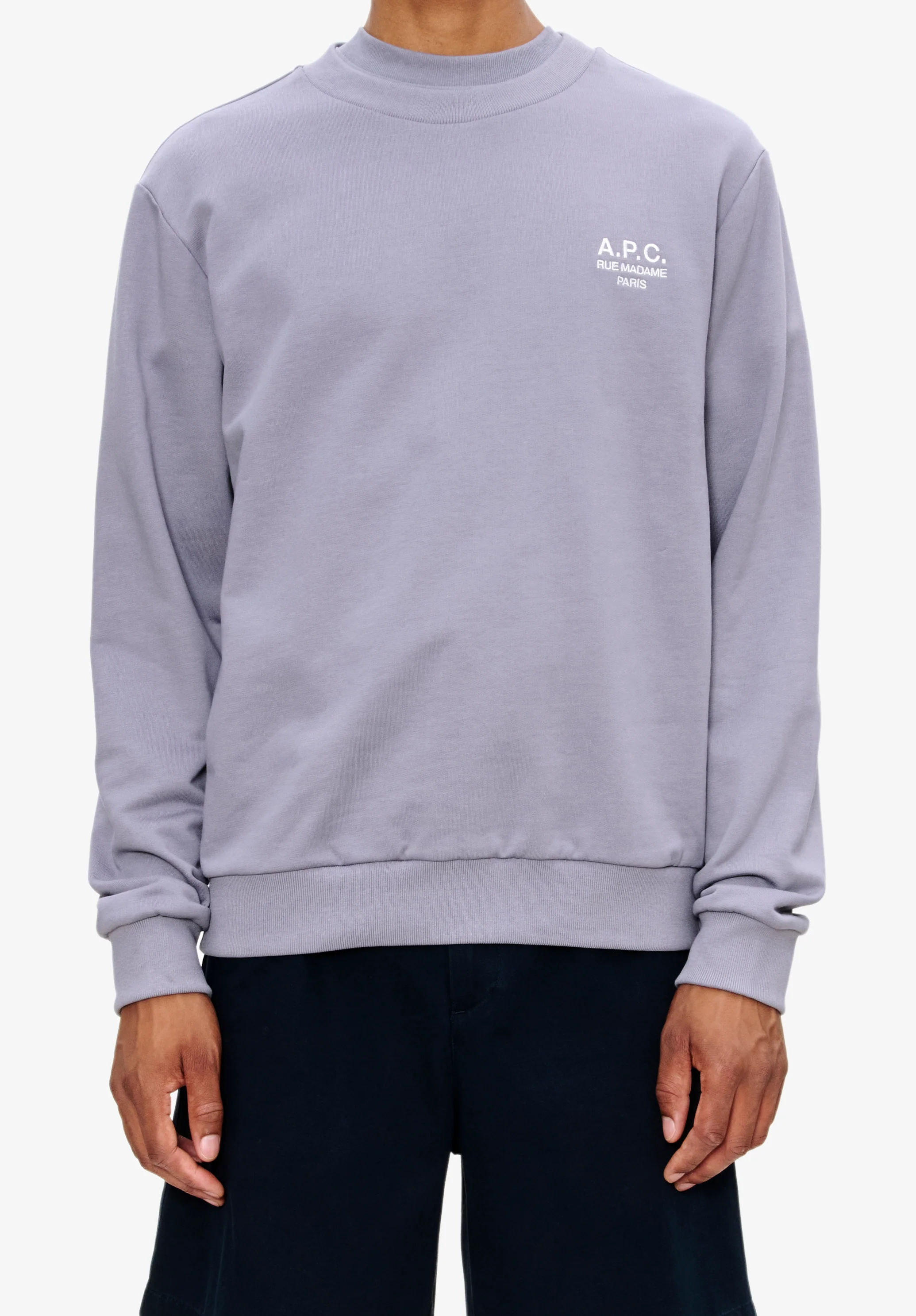Sweat Standard Rue Madame - Lila/blanc