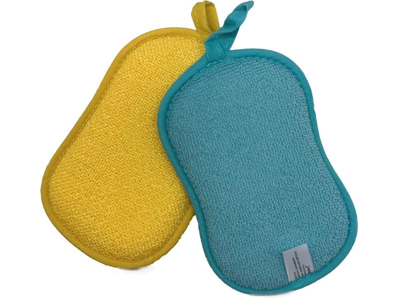 Mediashop Geschirrschwamm Duo Sponge 16 x 9.5 x 1.5 cm, 5 S Schwamm-Set