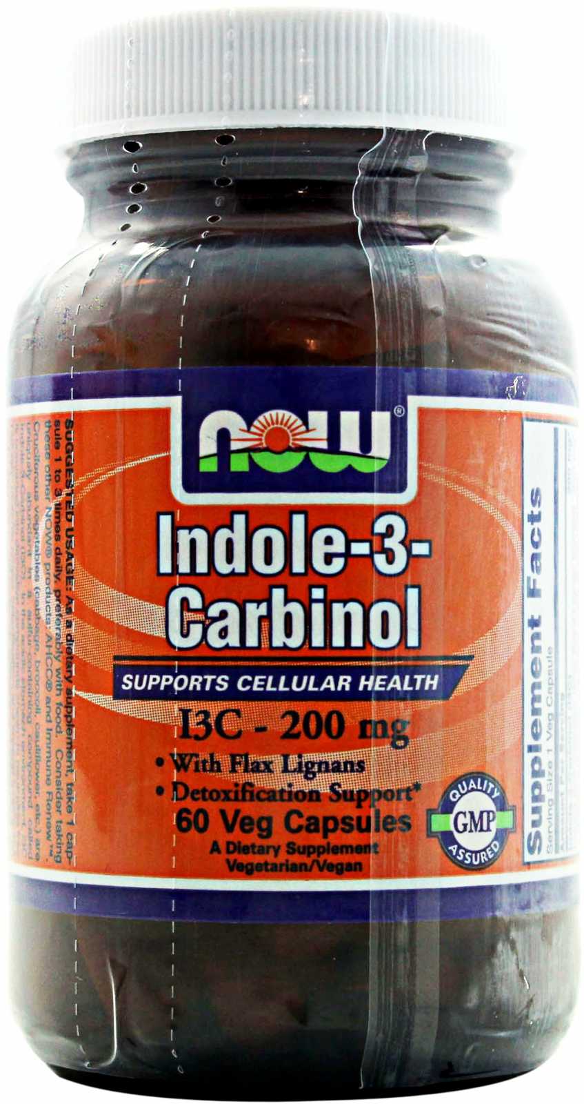 NOW Foods Indol-3-Carbinol 60 Cápsulas