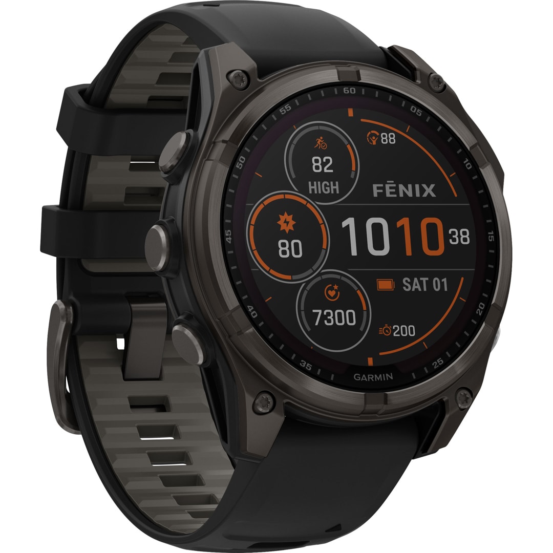 Garmin Fenix 8 - 47mm SOLAR Sapphire Graphit / Carbongrau