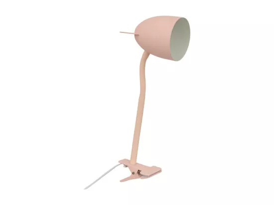 Lampe à pince rose 38x10x13cm
