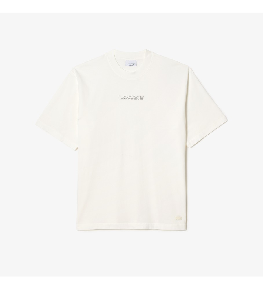 Camiseta Lacoste com logo branco