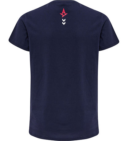 Hummel T-shirt - Astralis 21/22 - Marine m. Print