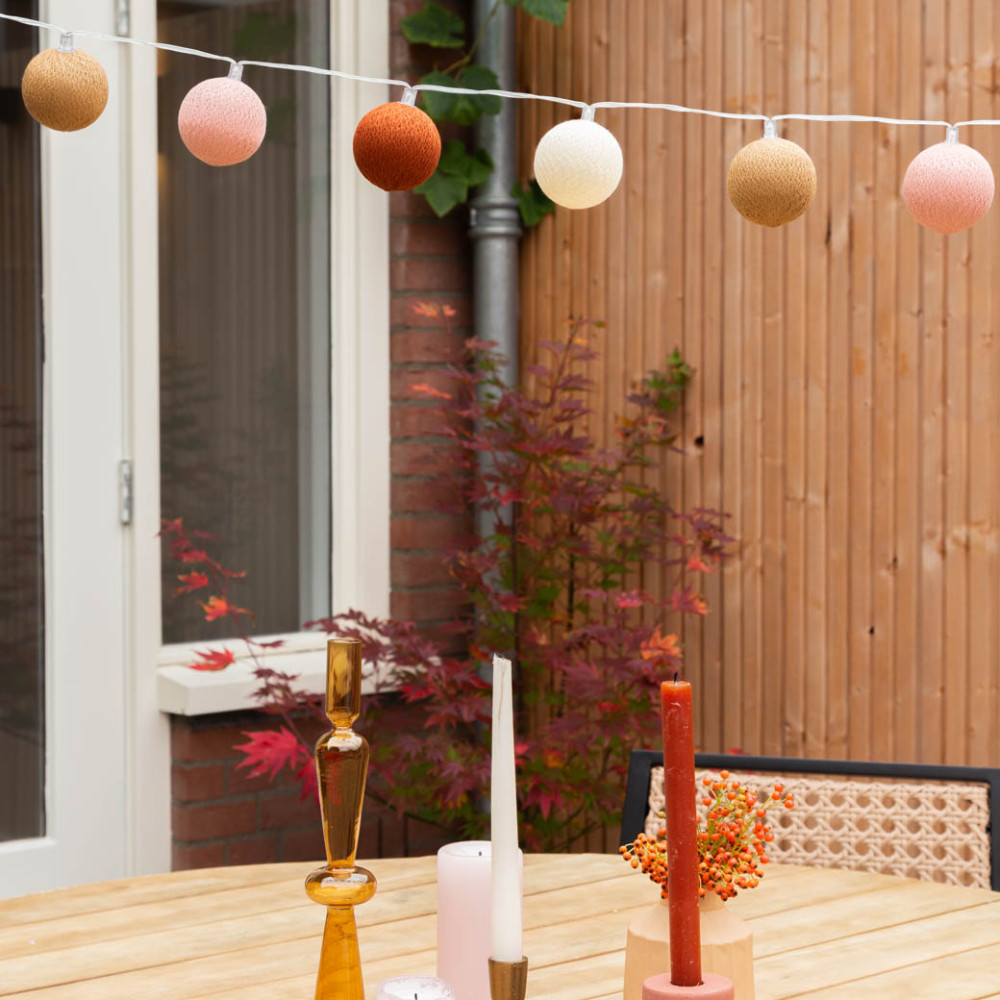 Cotton Ball Lights Outdoor extension kit lichtslinger - Terraza