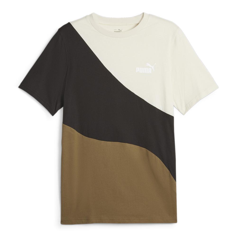 Puma T-shirt Écru/Marron/Noir Homme Puma 673380