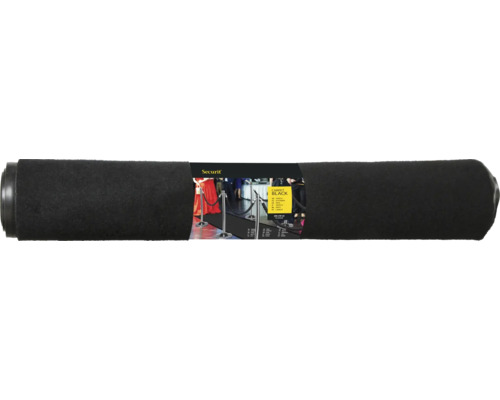 Zwart antislip tapijt 200x90 cm
