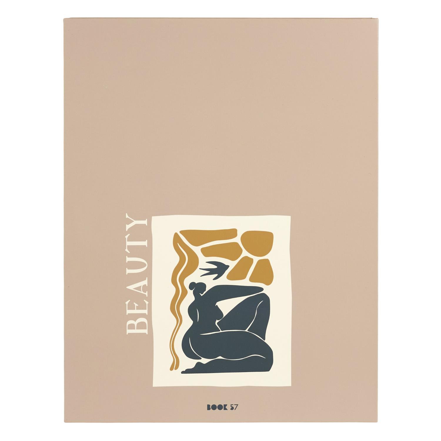 LIVRE RANGEMENT DECO BEAUTY ET FLOWERS 33X25CM