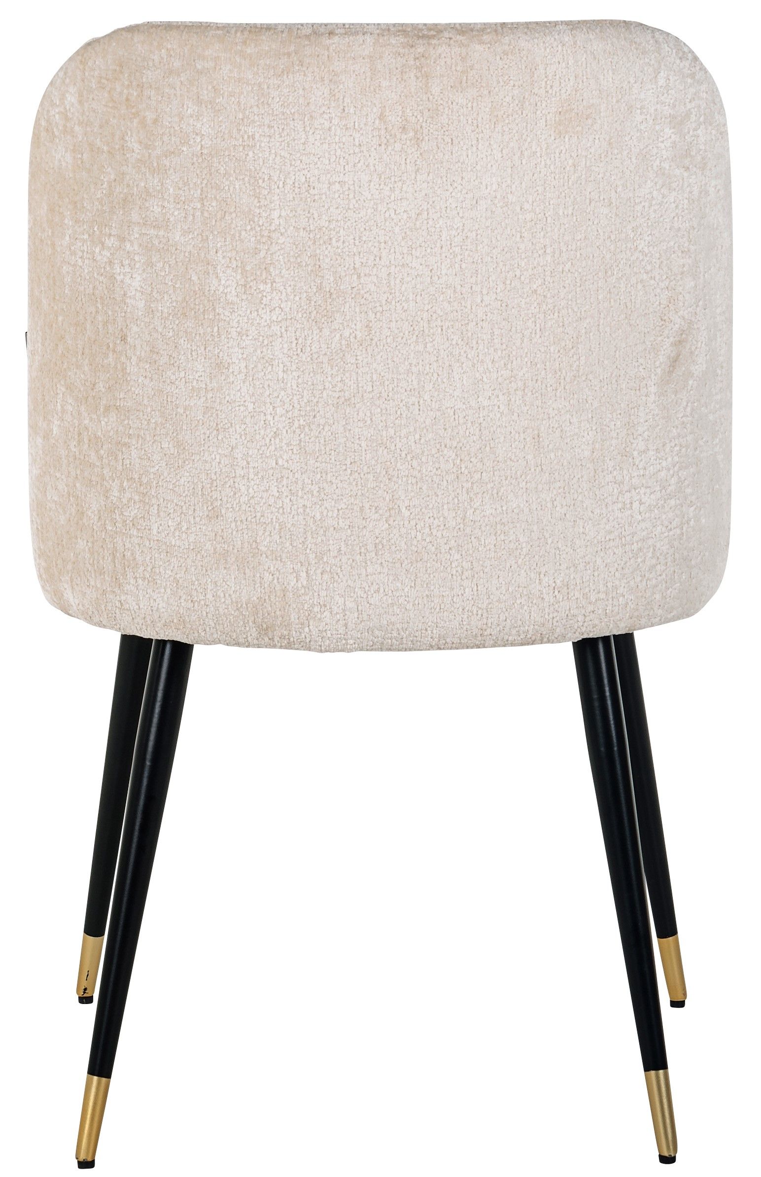 Eetkamerstoel 210855 White Chenille Alicia B51 x D60 x H82 cm